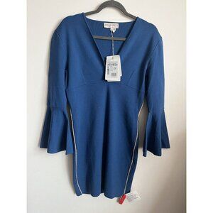 NWT Emilio Pucci Wool Blend Flare Sleeve Dress Size large
